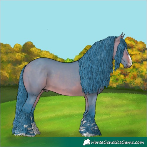 Horse Color:Watercolor Bay Dun 