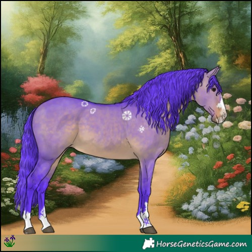 Horse Color:Watercolor Bay Dun
