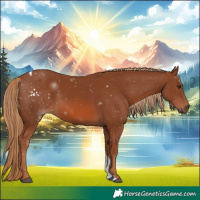 Horse Color:Chestnut Tobiano 