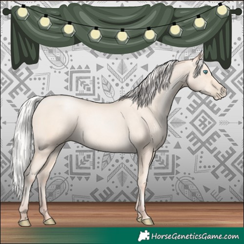 Horse Color:Silver Amber Cream Champagne Pearl