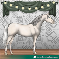 Horse Color:Silver Amber Cream Champagne Pearl 