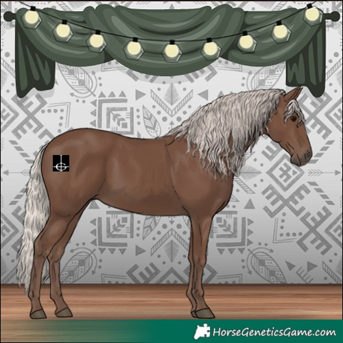 Horse Color:Silver Black 