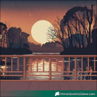 Horse Color:White Spotted Amber Champagne Dun Splash