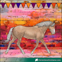 Horse Color:Silver Classic Champagne