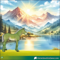 Horse Color:Watercolor Silver Brown 