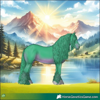 Horse Color:Watercolor Black 