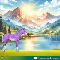 Horse Color:Watercolor Silver Bay Ice 