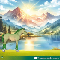 Horse Color:Watercolor Bay Dun 