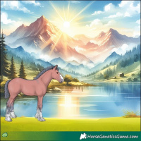 Horse Color:Watercolor Grullo 