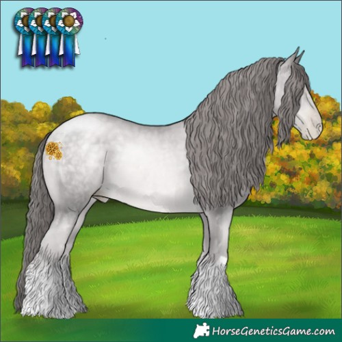 Horse Color:Platinum Buckskin Pearl 