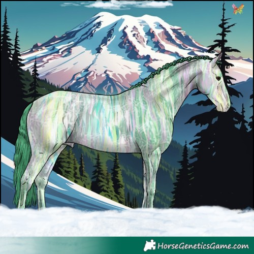 Horse Color:Watercolor Buckskin Ice 