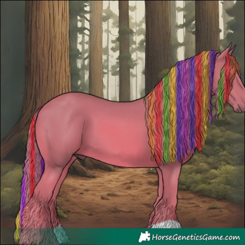 Horse Color:Painted Watercolor Chestnut 