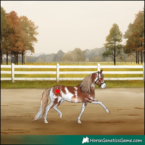 Horse Color:Chestnut Sabino 
