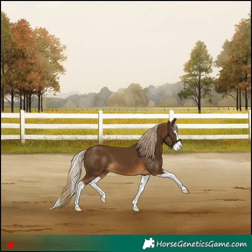Horse Color:Chocolate Palomino Sabino Splash 