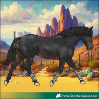 Horse Color:Brown Tobiano 