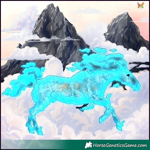Horse Color:Void Thunderstruck White Spotted Brown Onyx 