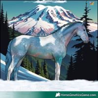 Horse Color:Watercolor Brown Tobiano