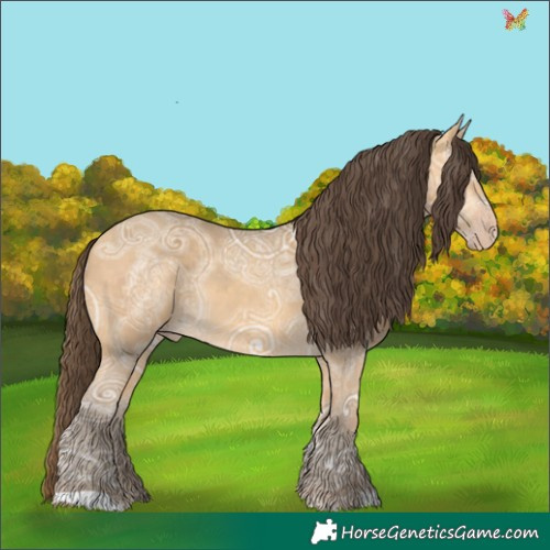 Horse Color:Sable Cream Champagne Ice 