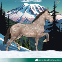 Horse Color:Sable Champagne Ice