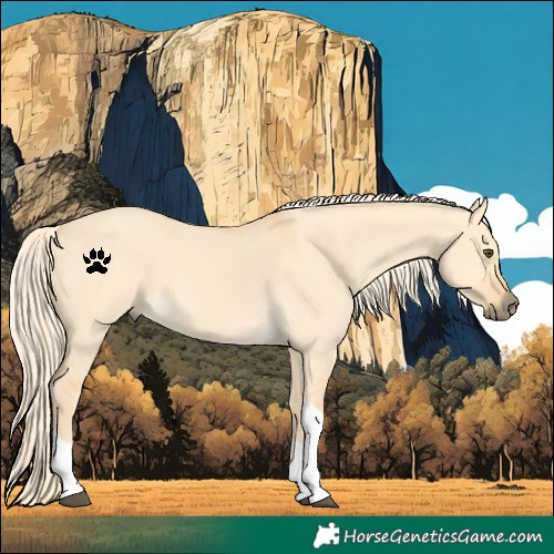 Horse Color:Palomino Dun Tobiano 