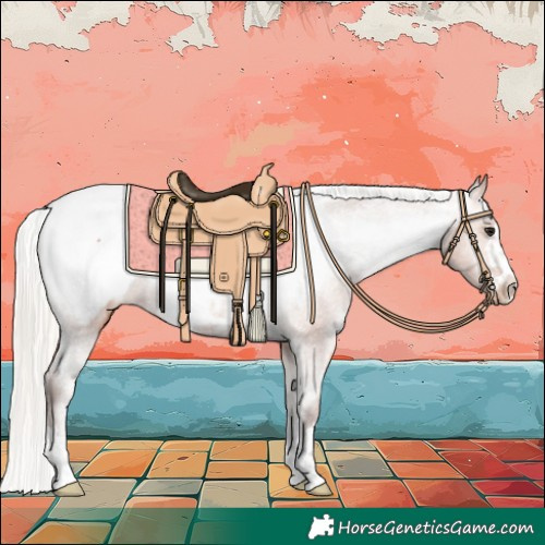 Horse Color:Silver Bay Appaloosa 