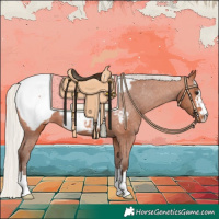 Horse Color:Silver Bay Snowcap