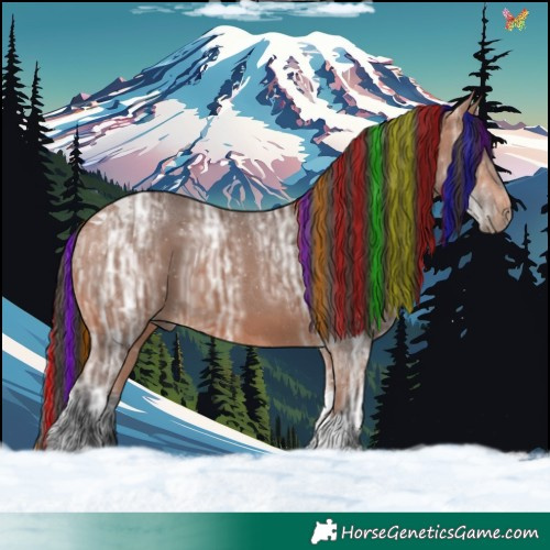 Horse Color:Painted Bay Ice Tobiano 