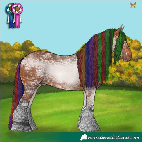 Horse Color:Painted Bay Ice Tobiano 