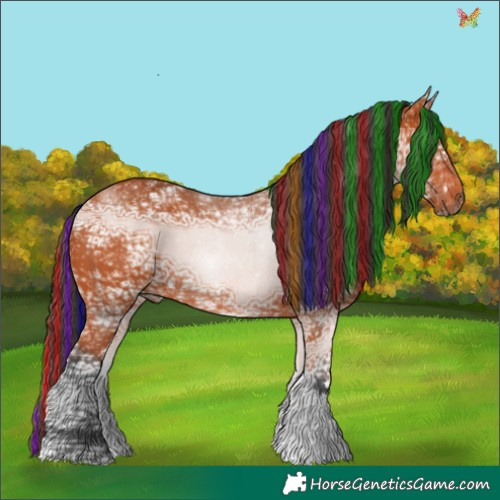 Horse Color:Painted Bay Ice Tobiano 