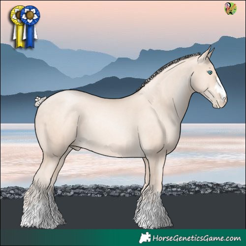 Horse Color:Gold Cream Champagne Pearl 