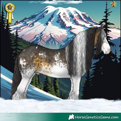Horse Color:White Spotted Buckskin 