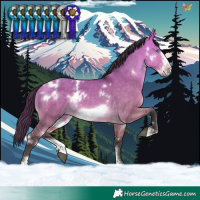 Horse Color:White Spotted Buckskin Dun Sabino Frame 