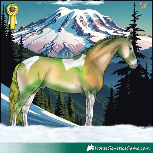 Horse Color:Painted Watercolor Red Onyx Tobiano 