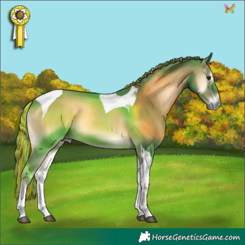 Horse Color:Painted Watercolor Red Onyx Tobiano 