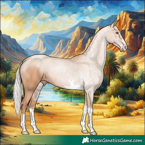 Horse Color:Silver Black Pearl 