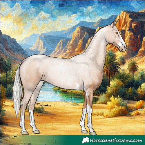 Horse Color:Silver Black Pearl 