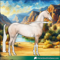 Horse Color:Silver Black Pearl 