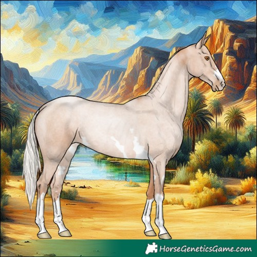 Horse Color:Silver Black Pearl 