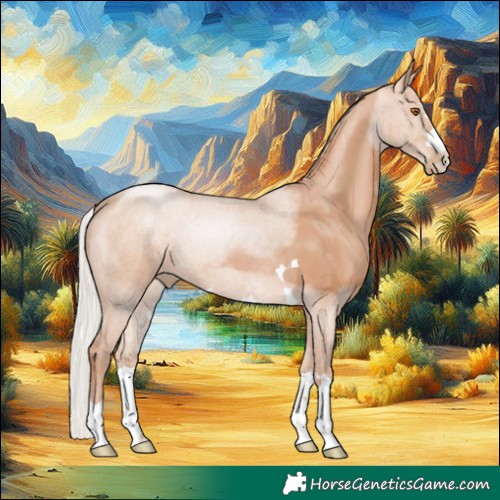 Horse Color:Silver Black Pearl 