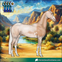 Horse Color:Silver Black Pearl 