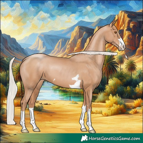 Horse Color:Silver Black Pearl 