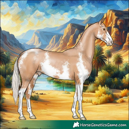 Horse Color:Silver Black Pearl Sabino 