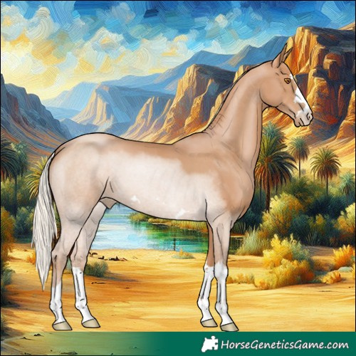 Horse Color:Silver Black Pearl 
