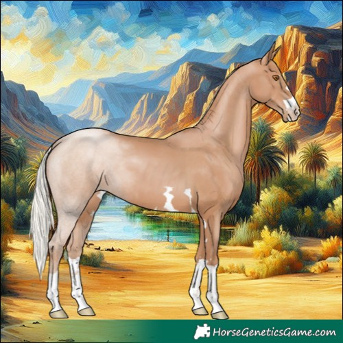 Horse Color:Silver Black Pearl 
