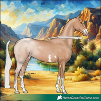 Horse Color:Silver Black Pearl 