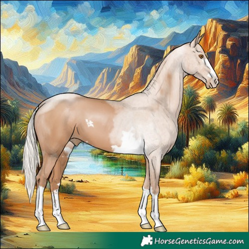 Horse Color:Silver Black Pearl 