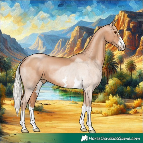 Horse Color:Silver Black Pearl 