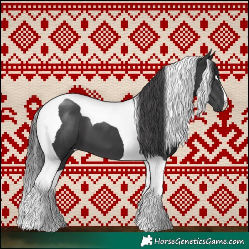 Horse Color:Black Tobiano 