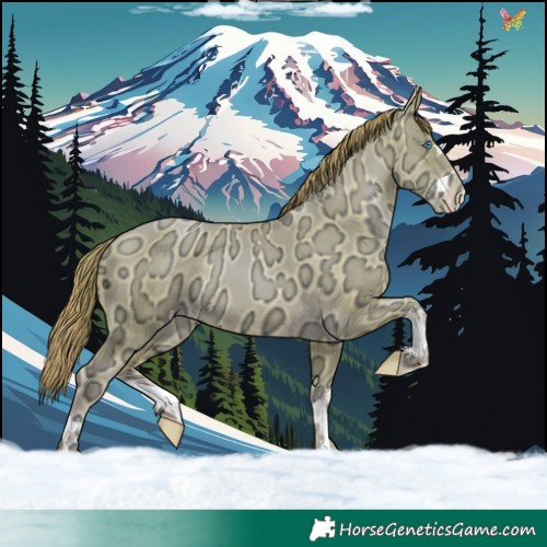 Horse Color:Watercolor Sable Cream Champagne Ice Pearl 