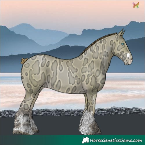 Horse Color:Watercolor Sable Cream Champagne Ice Pearl 